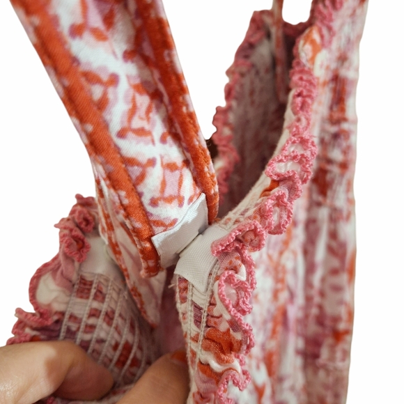 Poupette St Barth Trinny Dress Pink Esterel Women’s Size Small - Picture 5 of 7